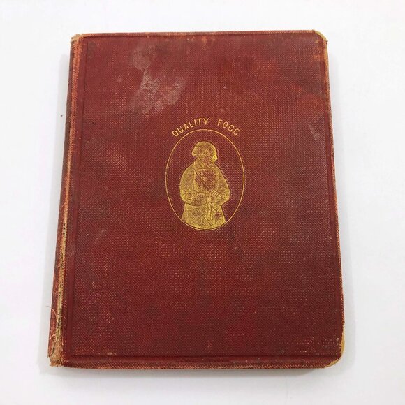 Vintage Quality Fogg's Old Ledger Hardback 1869 Original 162 pages - Picture 1 of 15